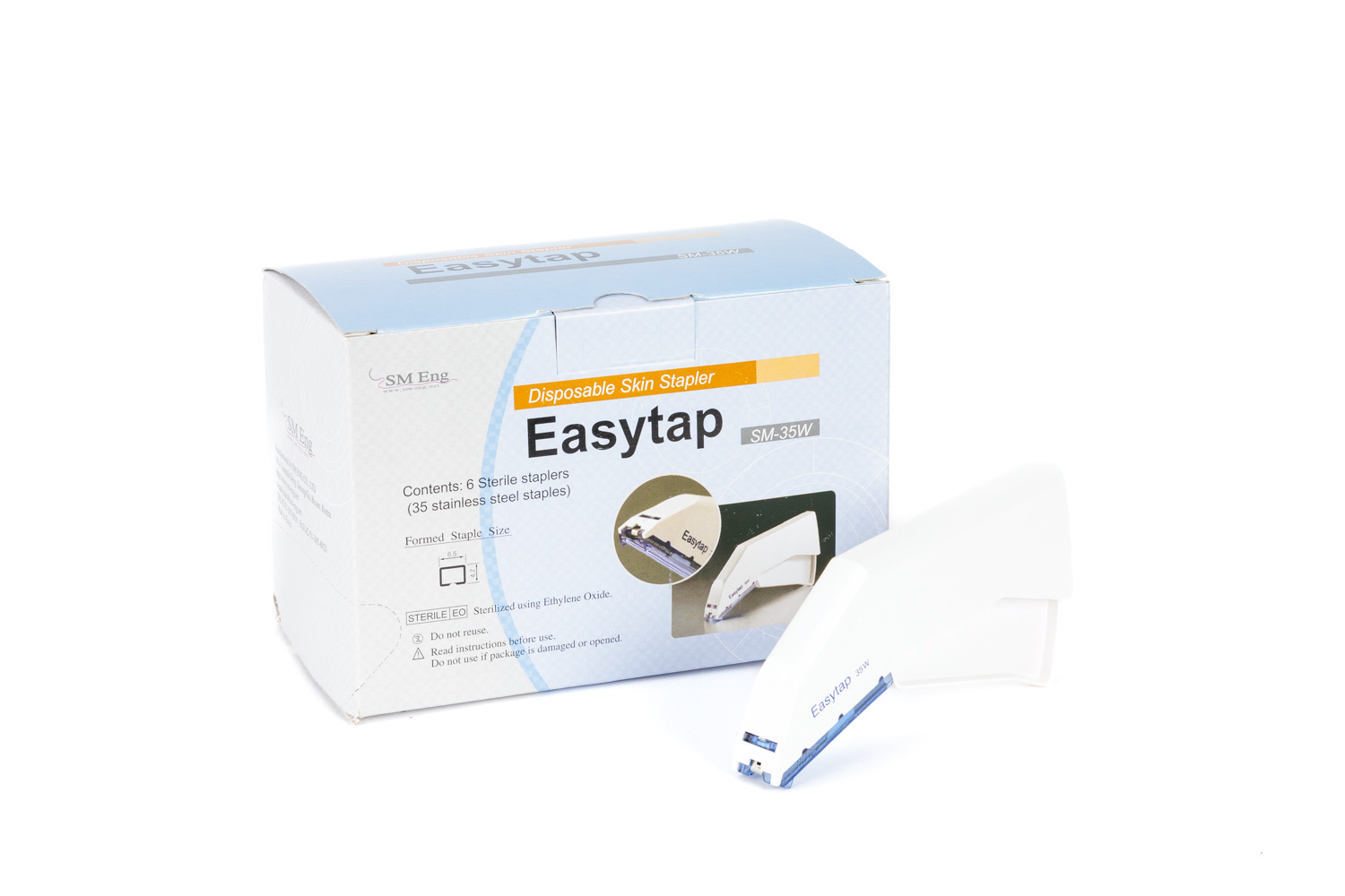 Easytap Skin Stapler 35W – Box of 6 Sterile Staplers